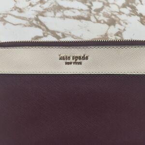 Kate Spade Purple and Gold Clutch